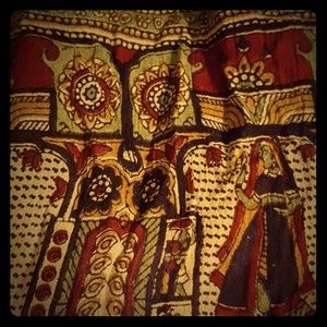 Vintage Hippie Indian Bohemian Broomstick Maxi